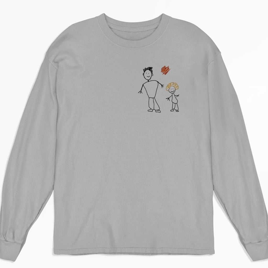 Custom Photo Father's Day, Special Gift for Dad & Grandpa • Handwriting Gift For Dad - Personalized Shirt