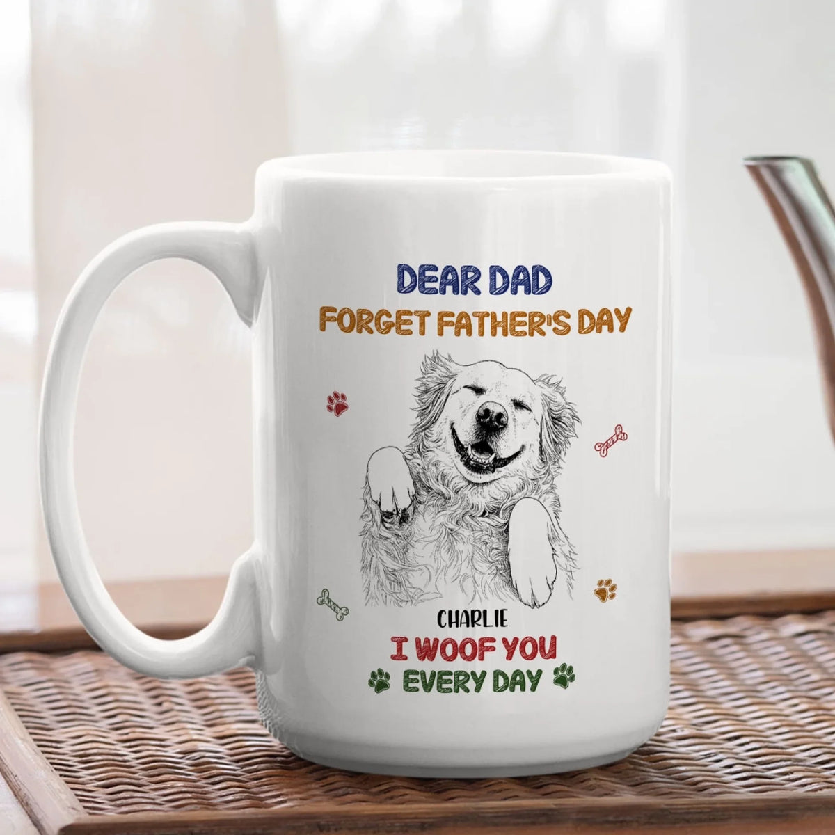 Custom Photo Christmas & Birthday Keepsake Gift • I Love You I Promise - Personalized Coffee Mug