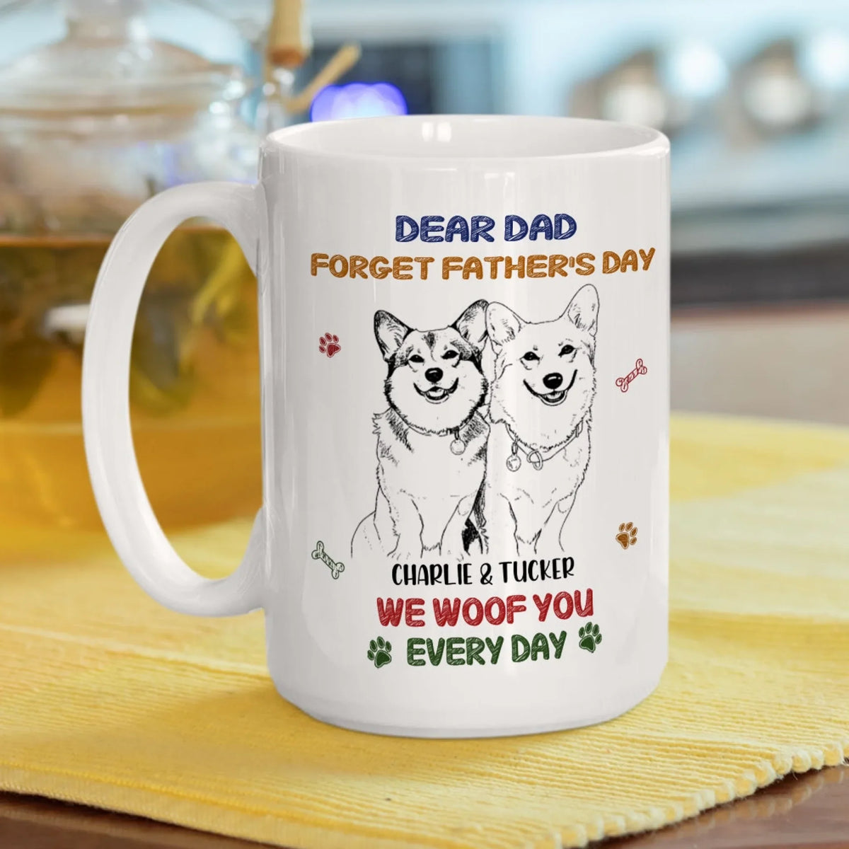 Custom Photo Christmas & Birthday Keepsake Gift • I Love You I Promise - Personalized Coffee Mug
