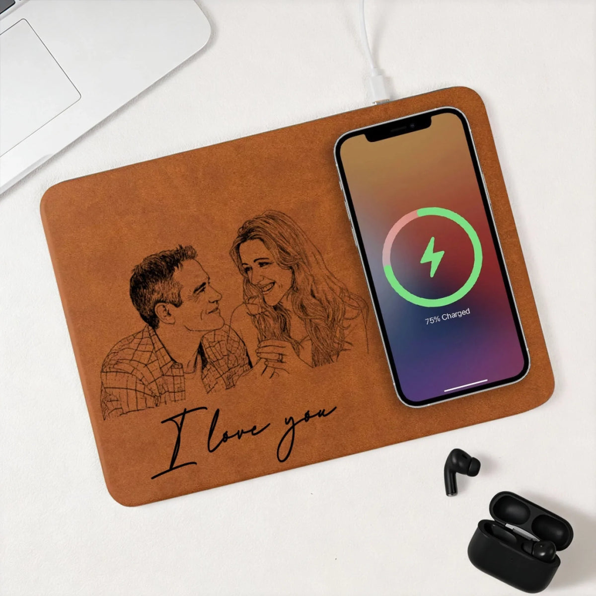 Together Forever - Personalized Charging Mat