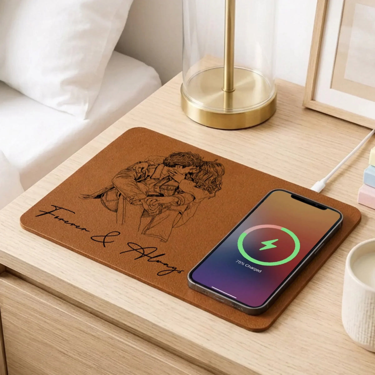 Together Forever - Personalized Charging Mat