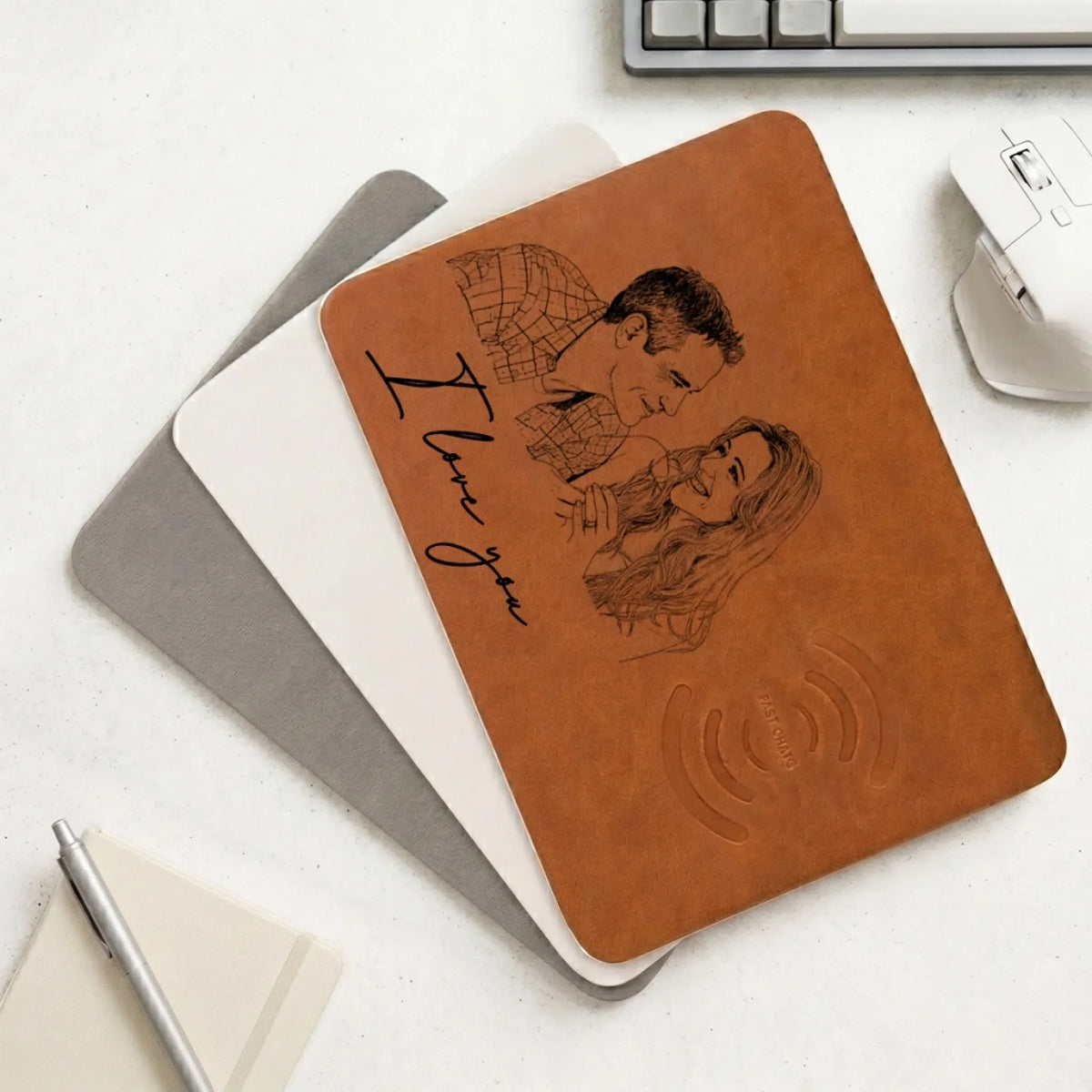 Together Forever - Personalized Charging Mat
