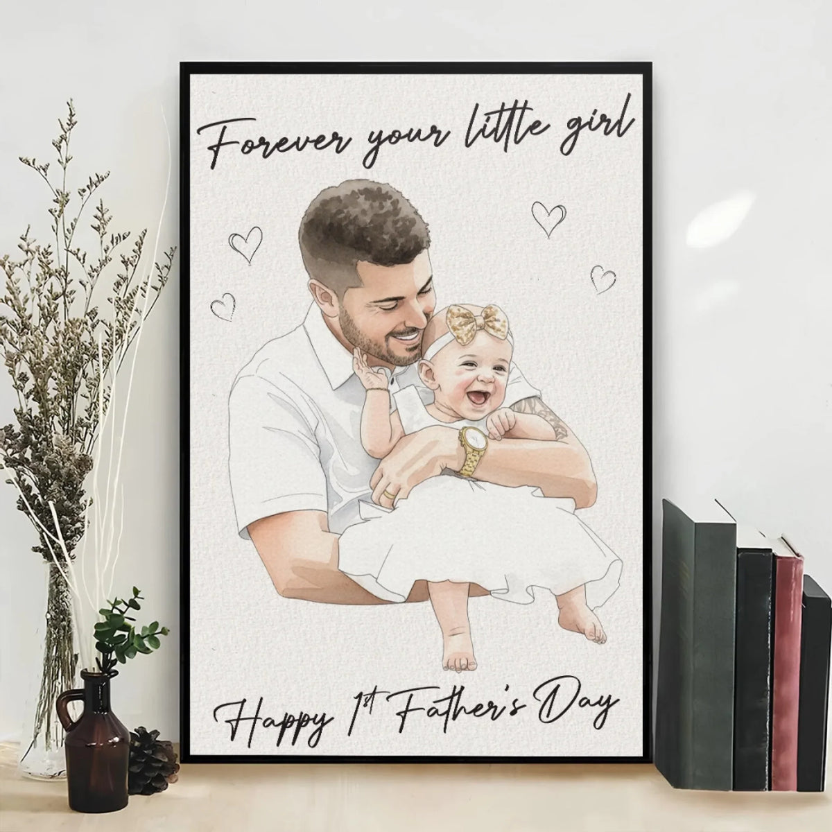 Forever Your Little Girl - Personalized Poster