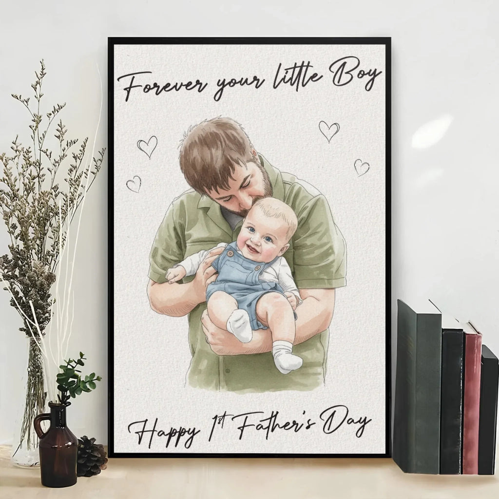 Forever Your Little Girl - Personalized Poster