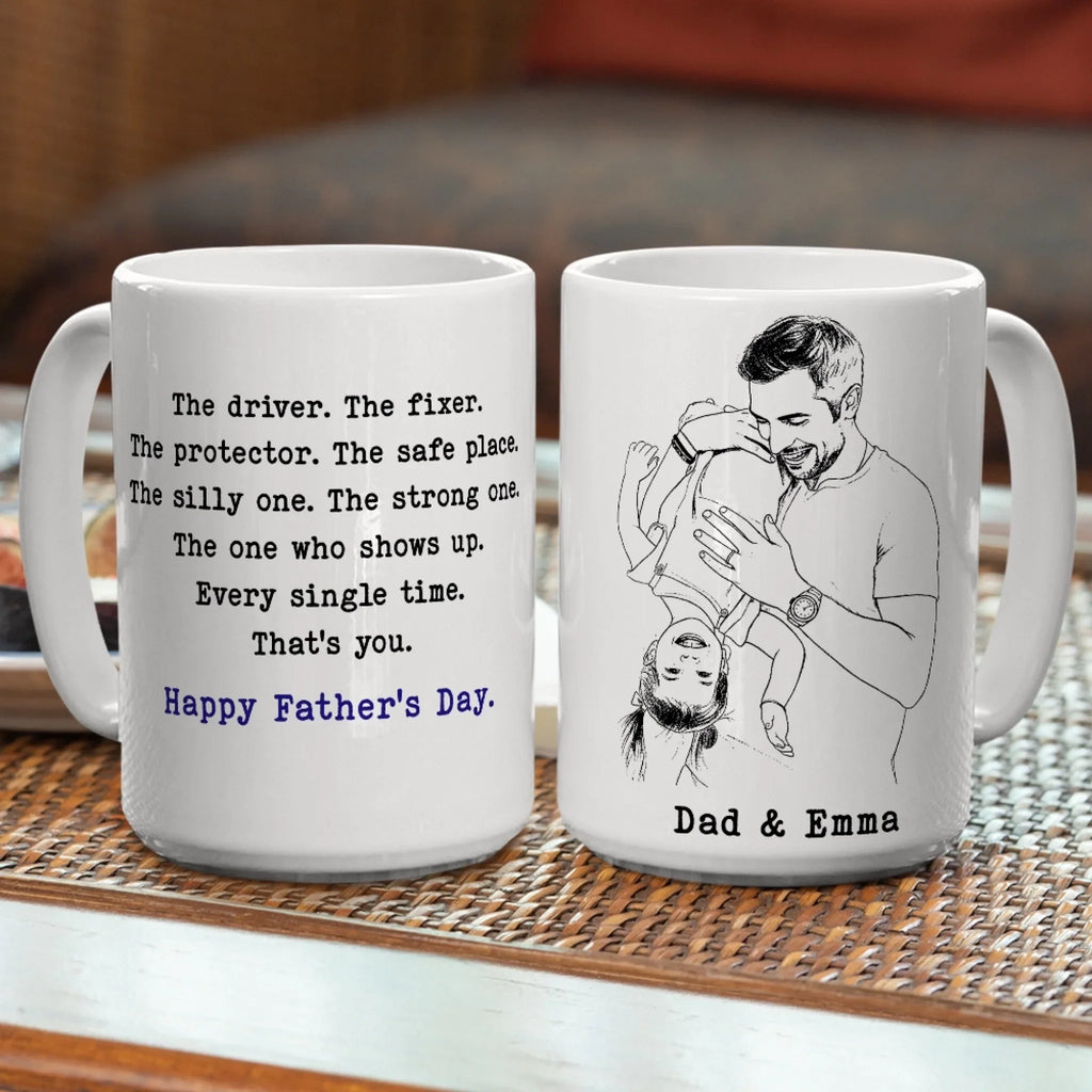 Custom Photo Father's Day, Special Gift for Dad & Grandpa • That Is You Dad - Personalized Coffee Mug