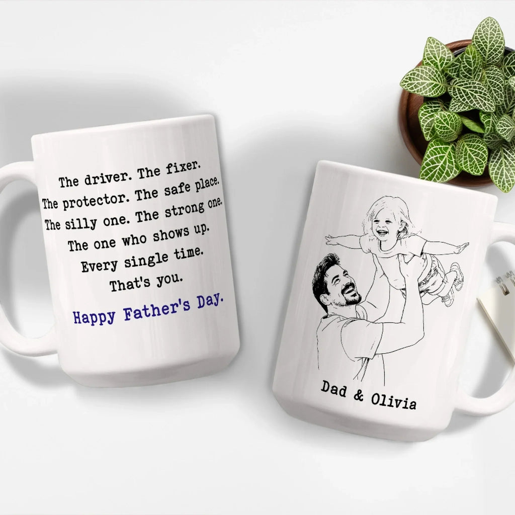 Custom Photo Father's Day, Special Gift for Dad & Grandpa • That Is You Dad - Personalized Coffee Mug