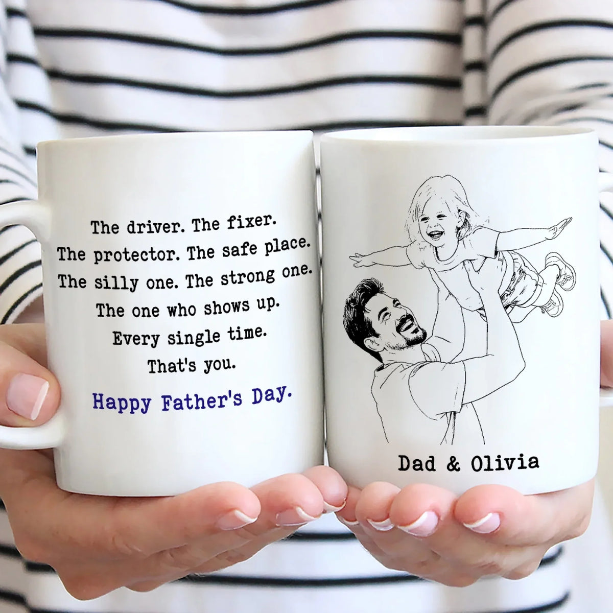 Custom Photo Father's Day, Special Gift for Dad & Grandpa • That Is You Dad - Personalized Coffee Mug