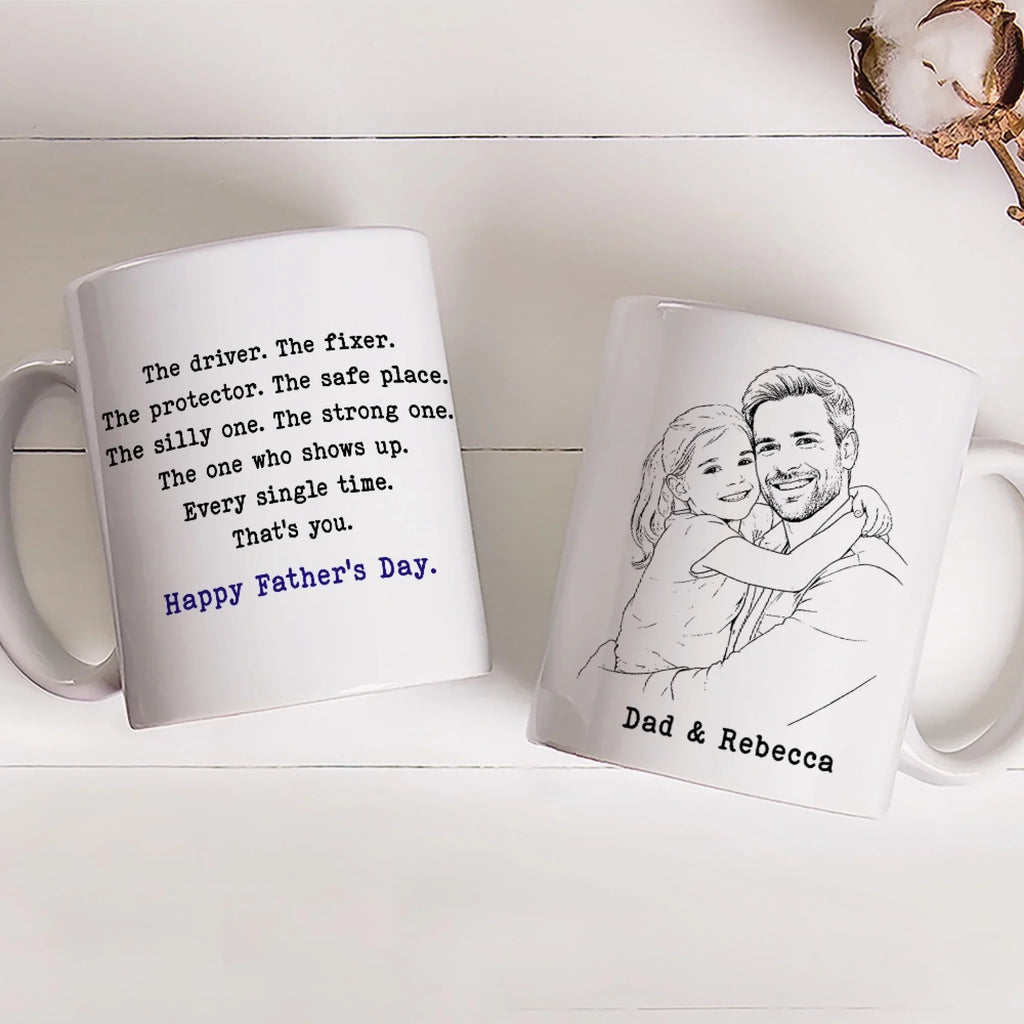 Custom Photo Father's Day, Special Gift for Dad & Grandpa • That Is You Dad - Personalized Coffee Mug