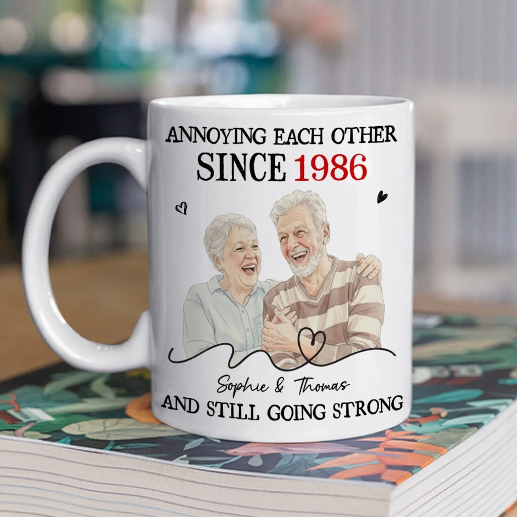 Custom Photo Anniversary Keepsake Gifts For Couple • You Are My Destiny - Personalized Coffee Mug
