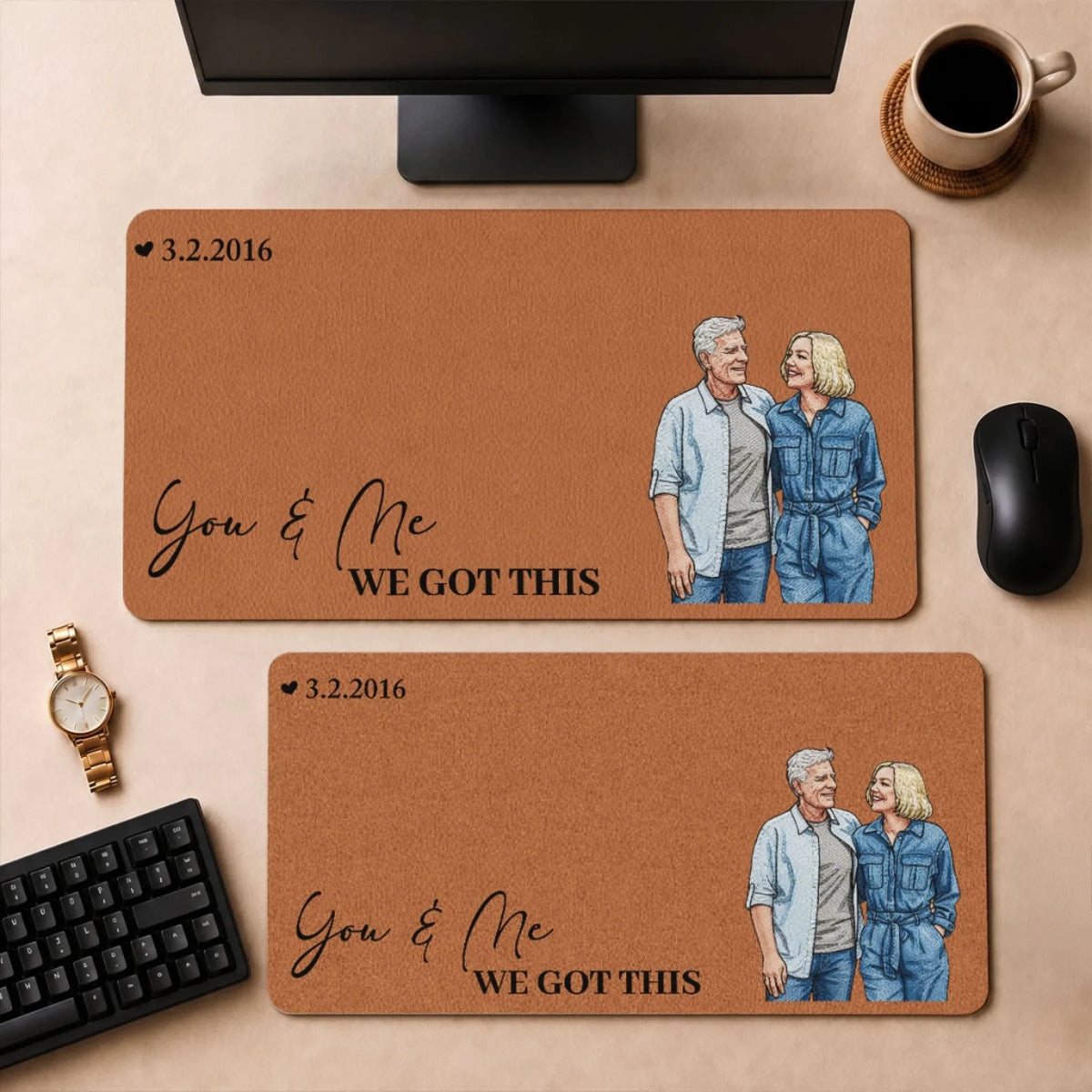 We Got This - Personalized Desk Mat