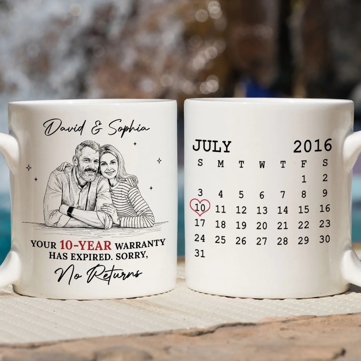 Custom Photo Anniversary Keepsake Gifts For Couple • Has Expired - Personalized Coffee Mug