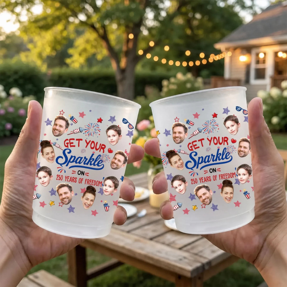 Proud To Be American - Personalized Frosted Cup