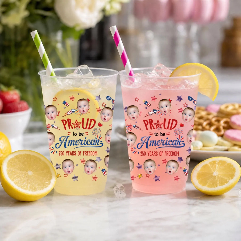 Proud To Be American - Personalized Frosted Cup