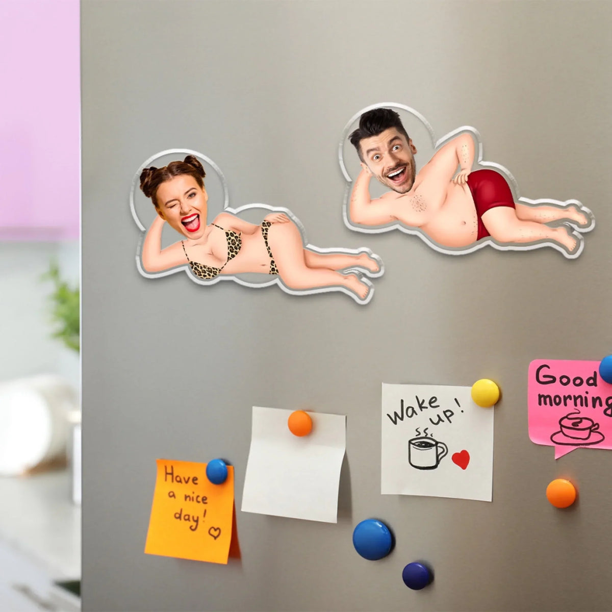 Sexy Couple - Personalized Acrylic Magnet