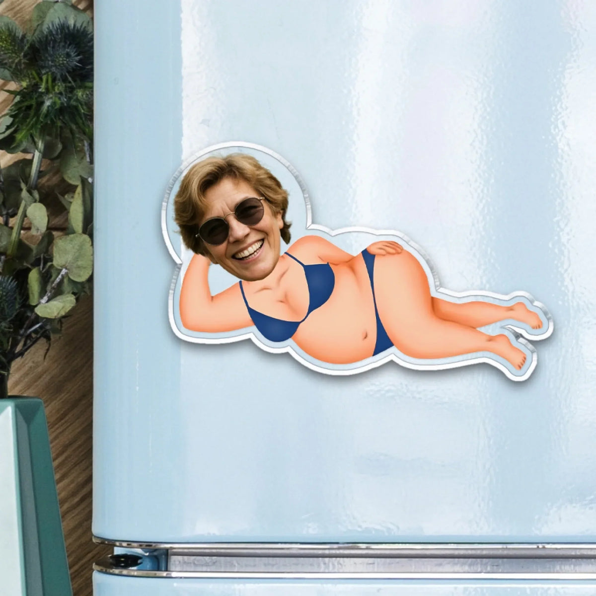 Sexy Couple - Personalized Acrylic Magnet