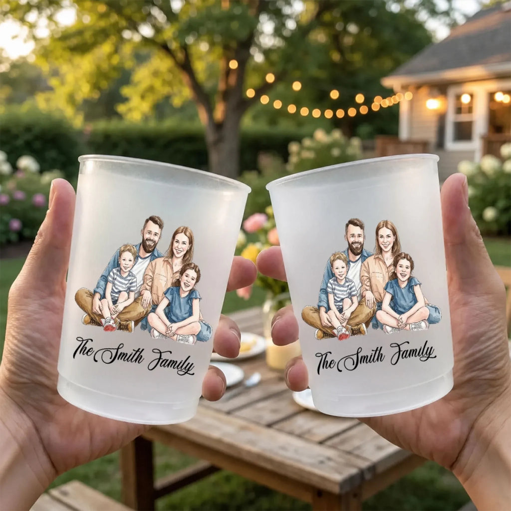 Our Family - Personalized Frosted Cup