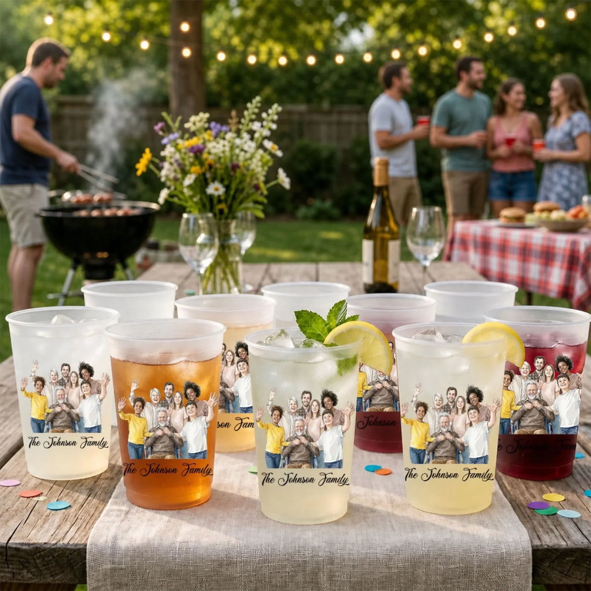 Our Family - Personalized Frosted Cup