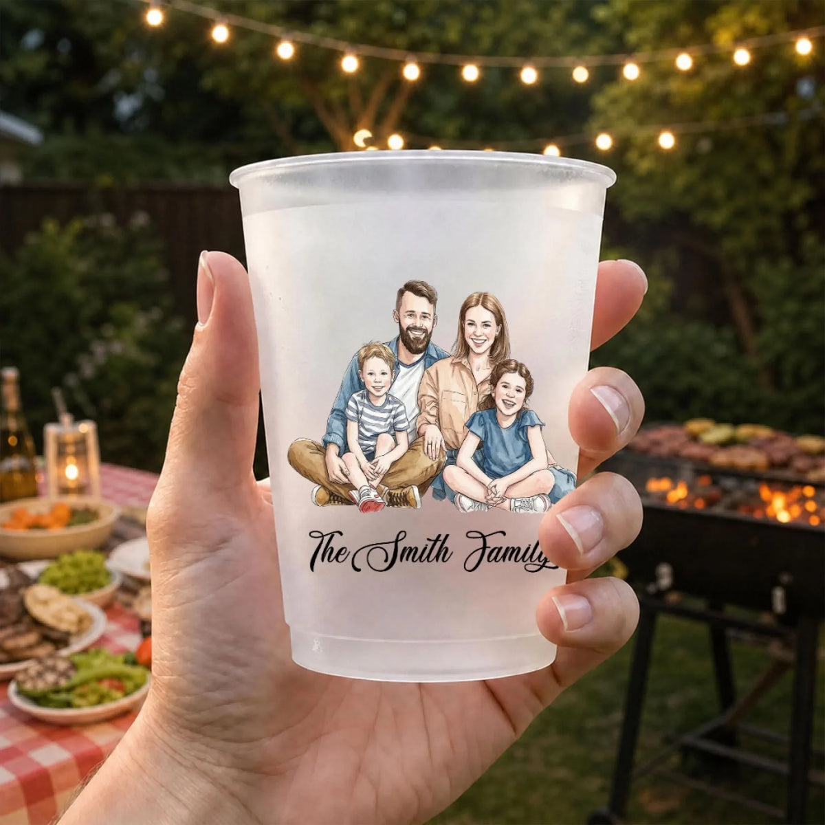 Our Family - Personalized Frosted Cup