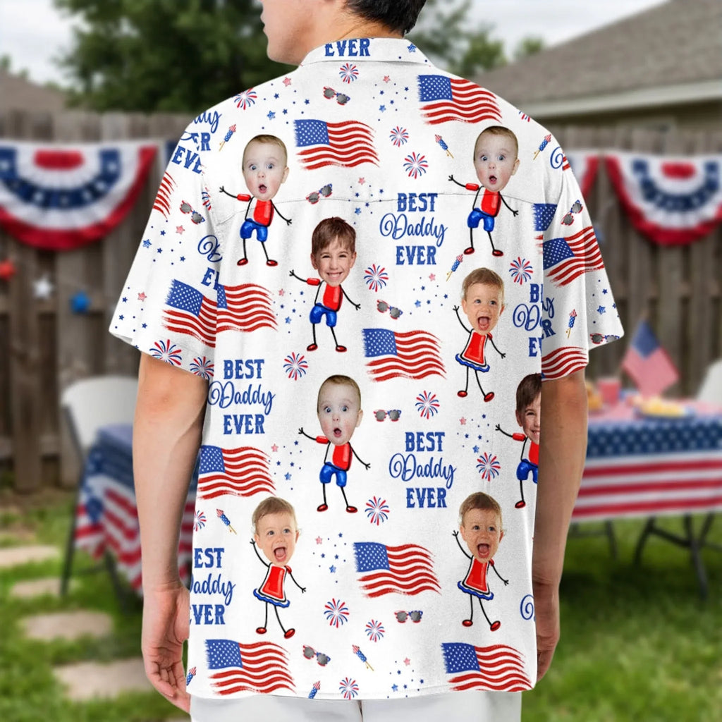 Best Daddy Ever - Personalized Hawaiian Shirt