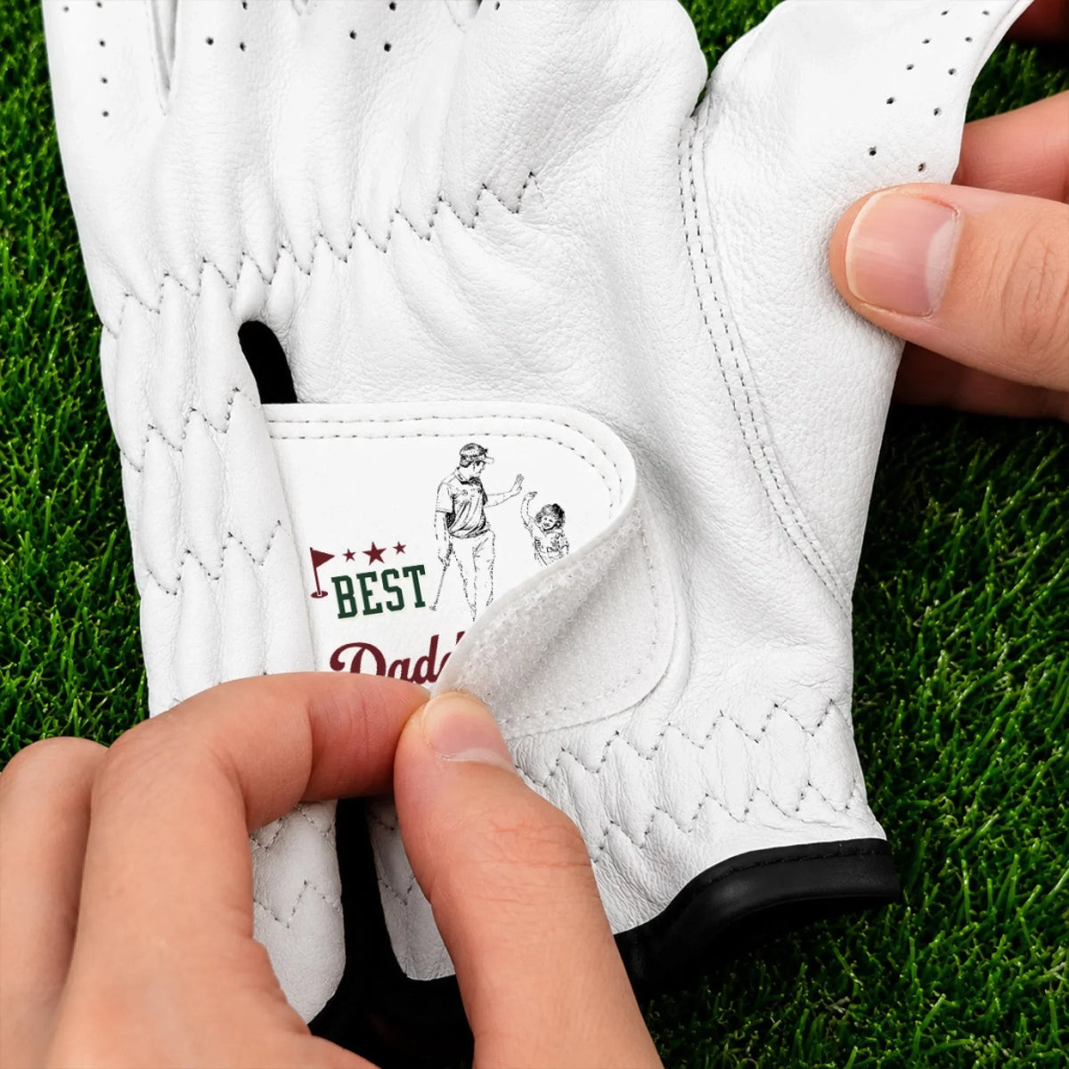 Best Daddy By Par - Personalized Golf Glove