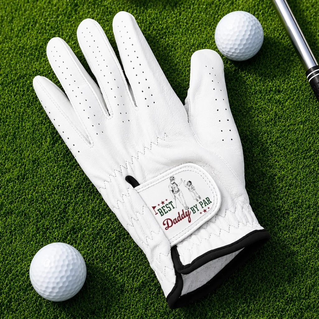 Best Daddy By Par - Personalized Golf Glove