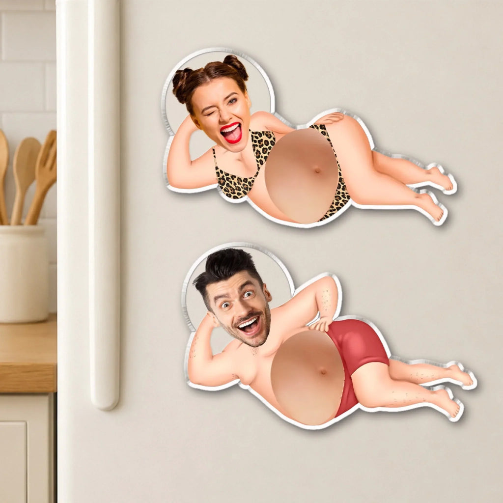 Sexy Couple - Personalized Squishy Acrylic Magnet
