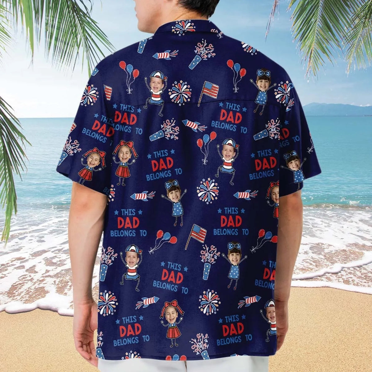 Built By Love Called Dad - Personalized Hawaiian Shirt