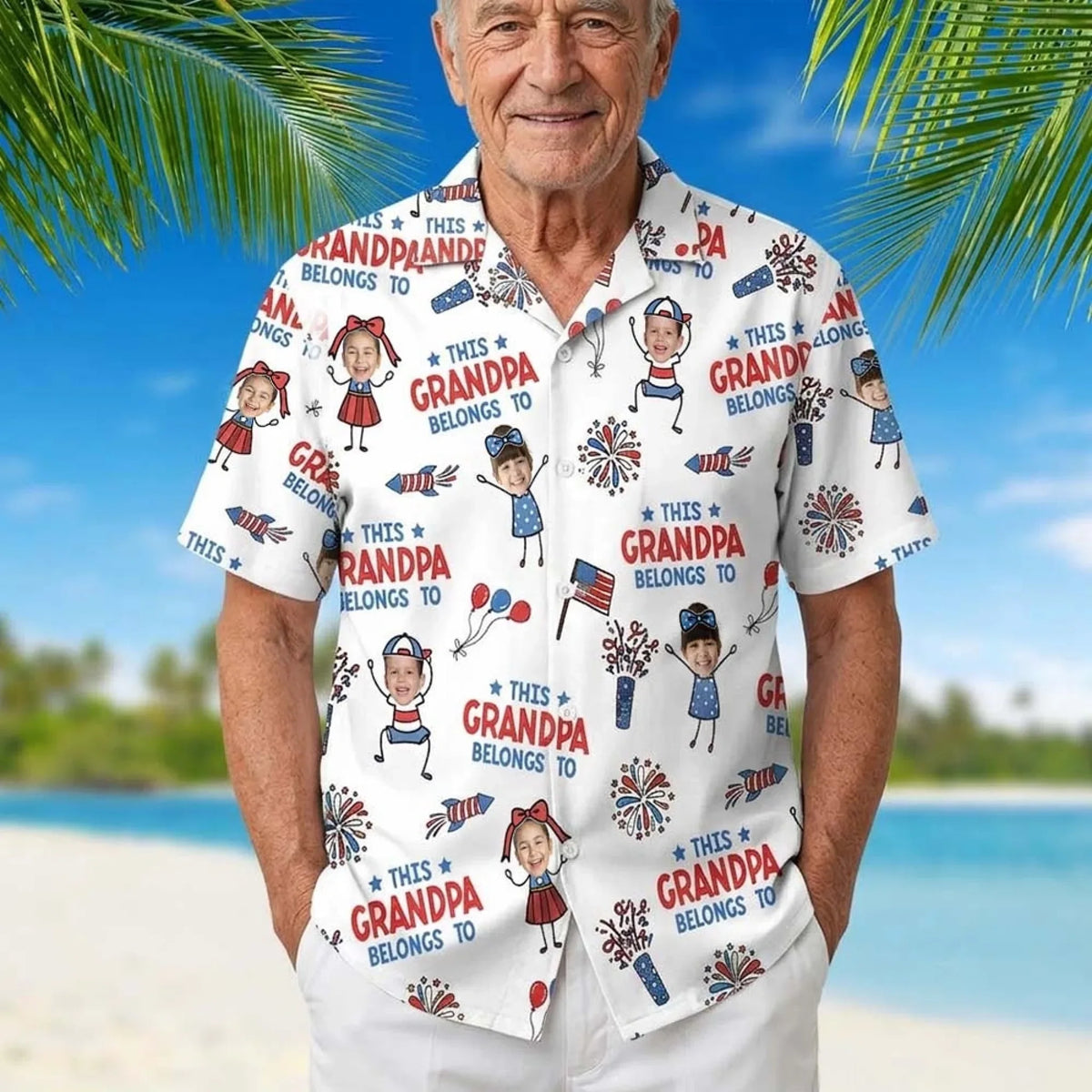 Built By Love Called Dad - Personalized Hawaiian Shirt