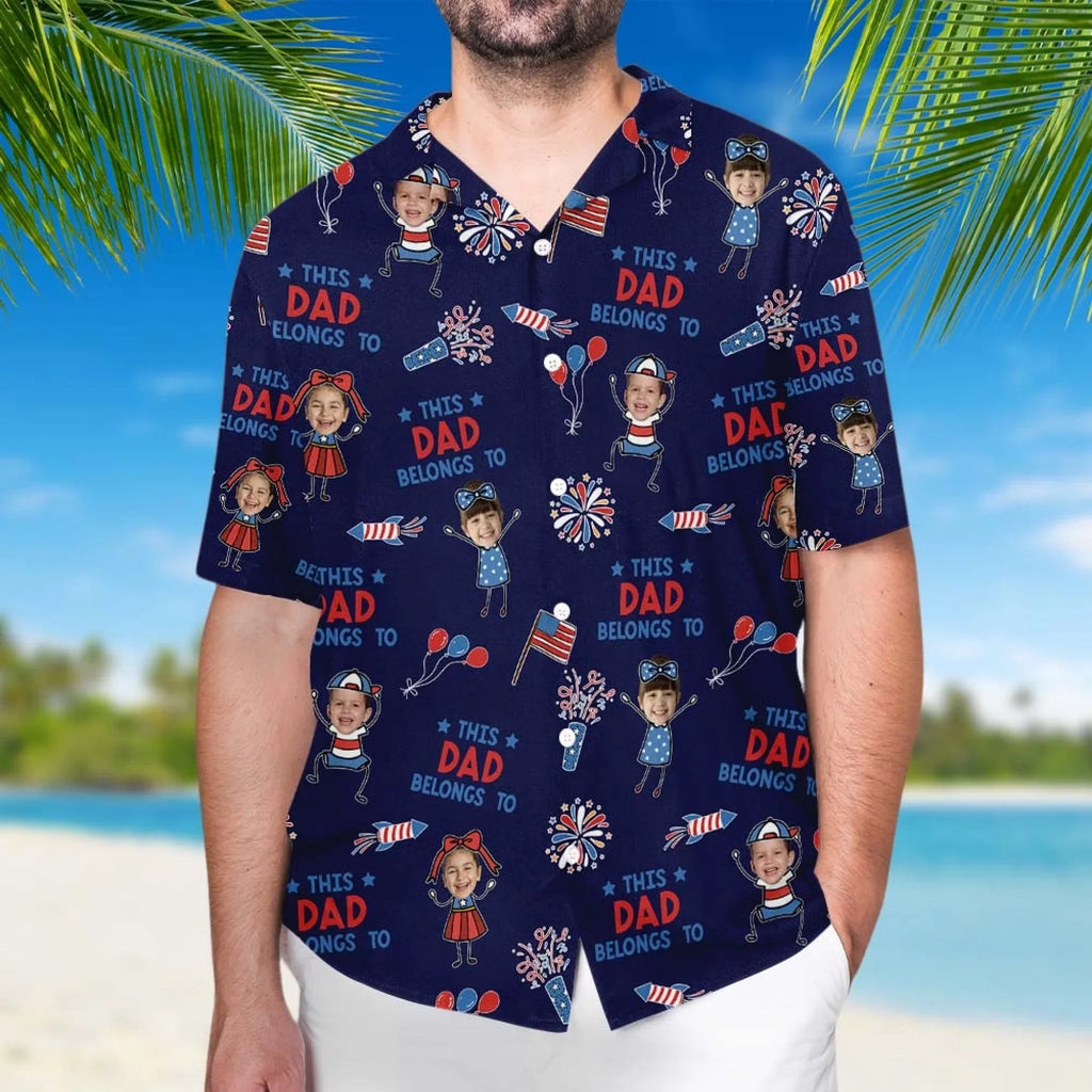 Built By Love Called Dad - Personalized Hawaiian Shirt