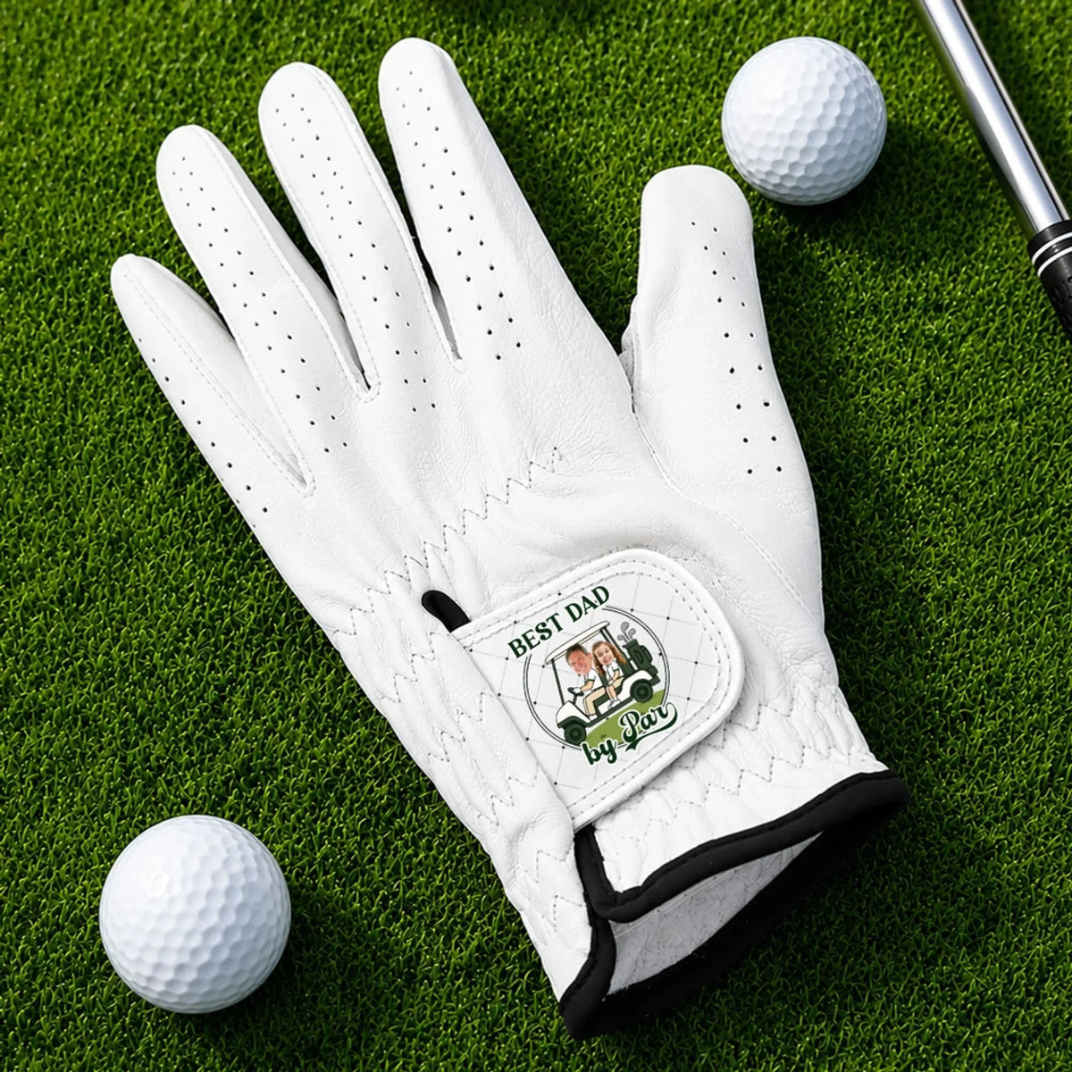 Best Dad By Par - Personalized Golf Glove