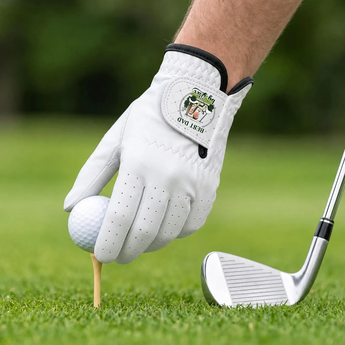 Best Dad By Par - Personalized Golf Glove