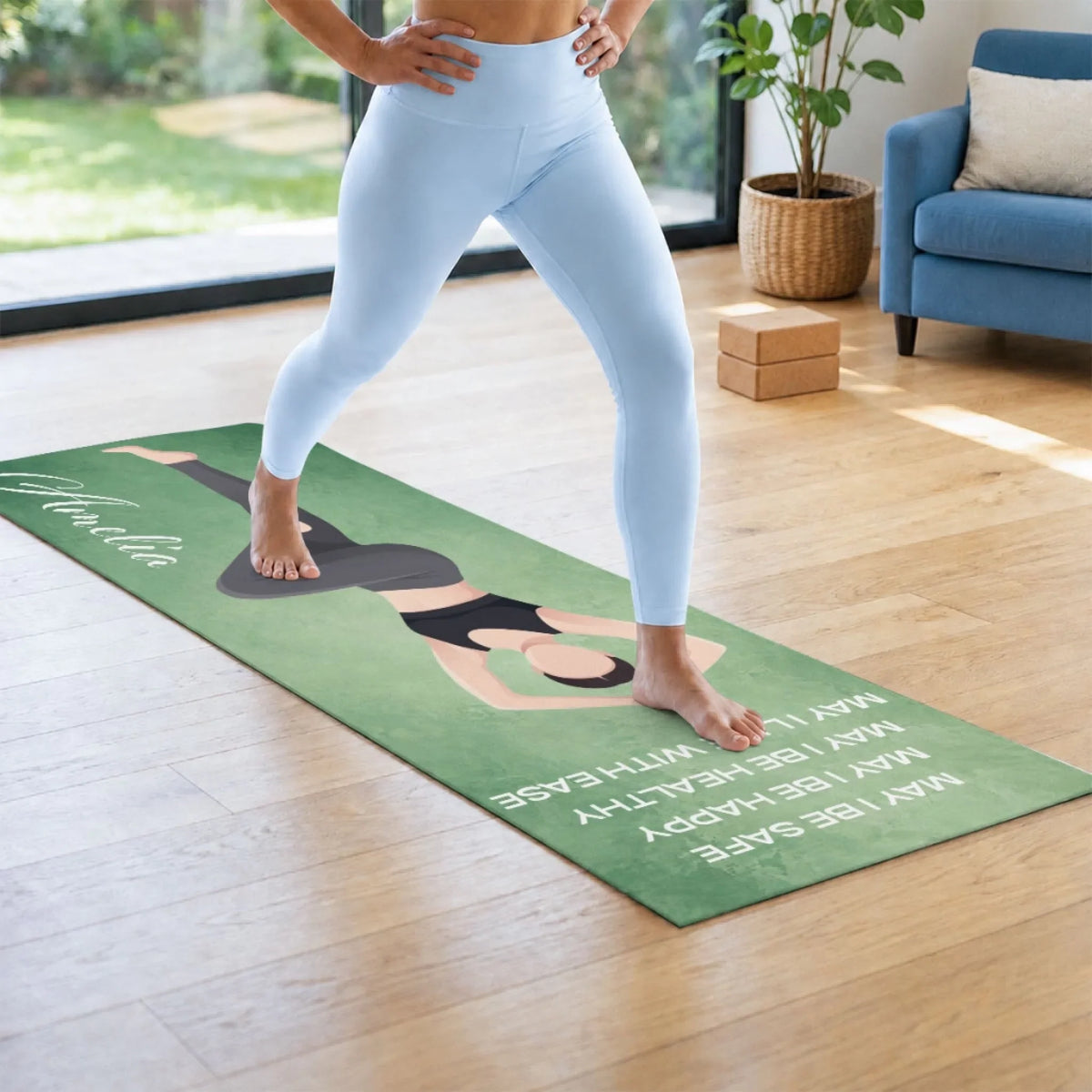 May I Live With Ease Photo - Personalized Yoga Mat