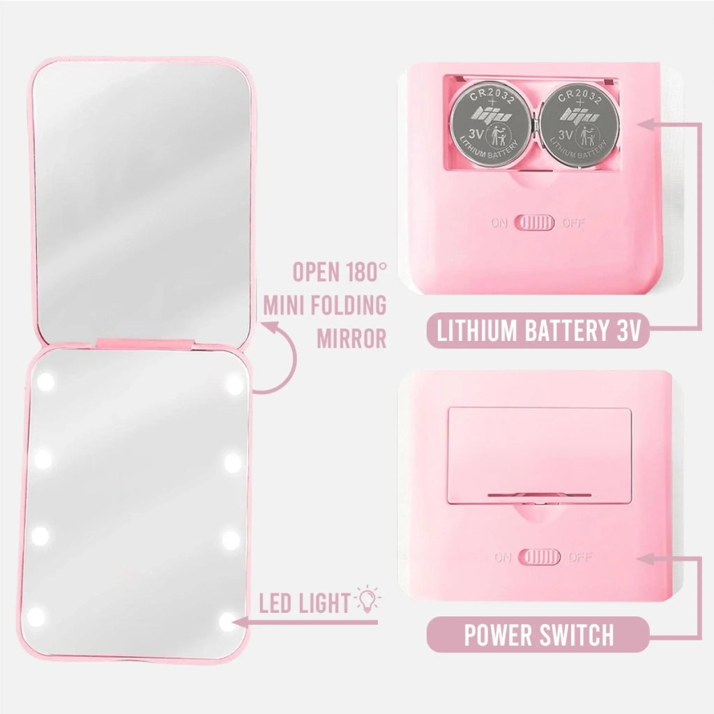 Friends Forever - Personalized LED Pocket Mirror