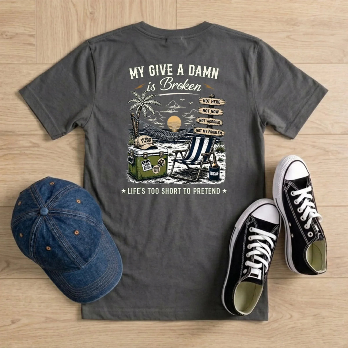 Custom Photo Sketch Line Art Christmas & Birthday Keepsake Gift • Do What I Want Summer - Personalized Shirt
