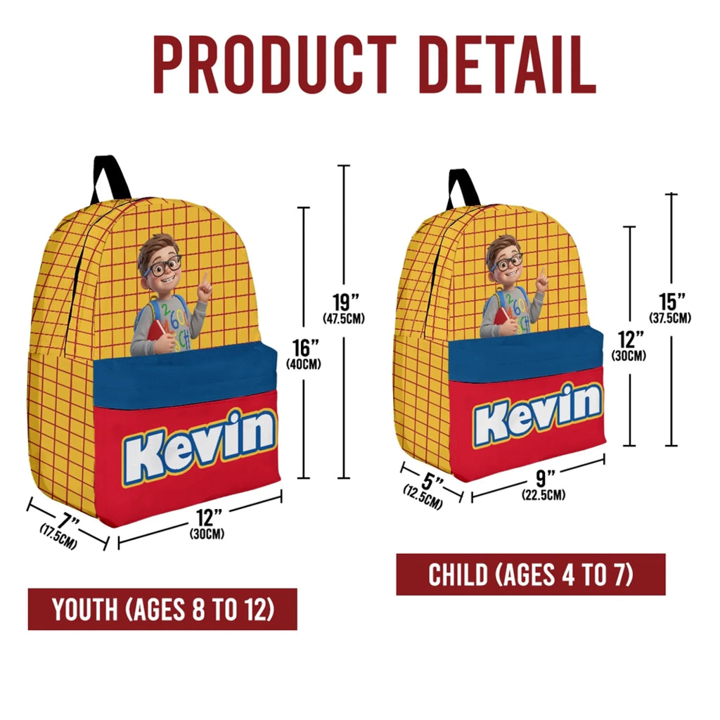 Back To School Story - Personalized Backpack