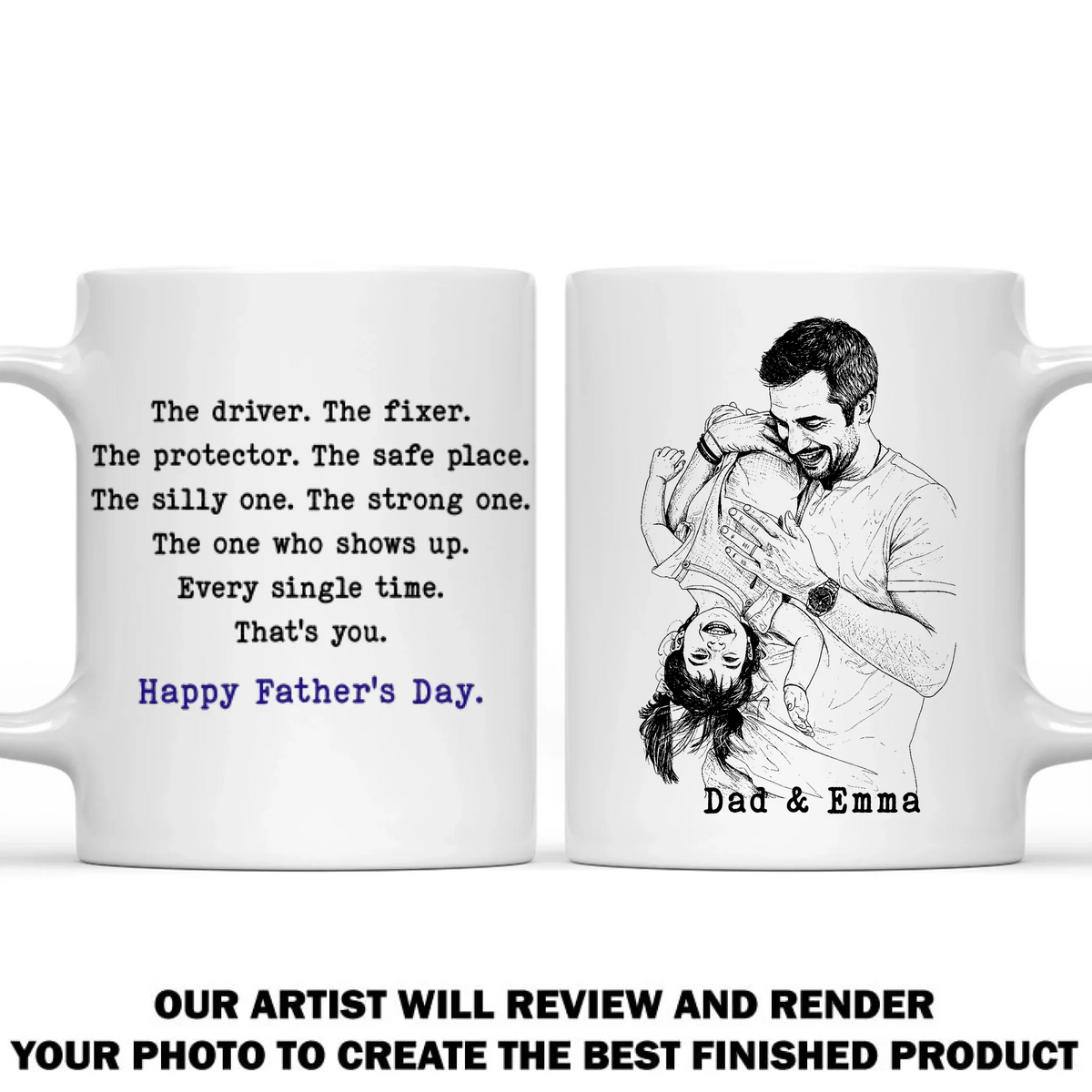 Custom Photo Father's Day, Special Gift for Dad & Grandpa • That Is You Dad - Personalized Coffee Mug