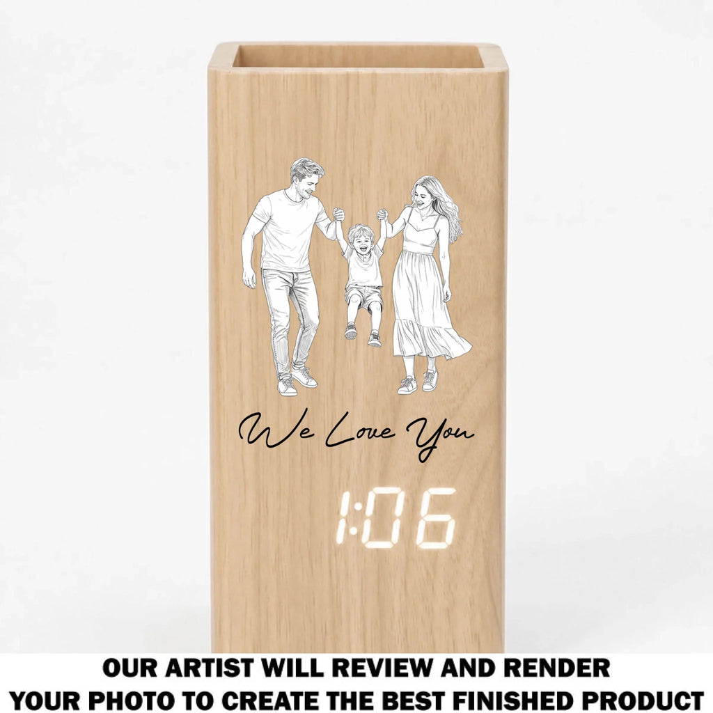 Love You - Personalized Pen Holder