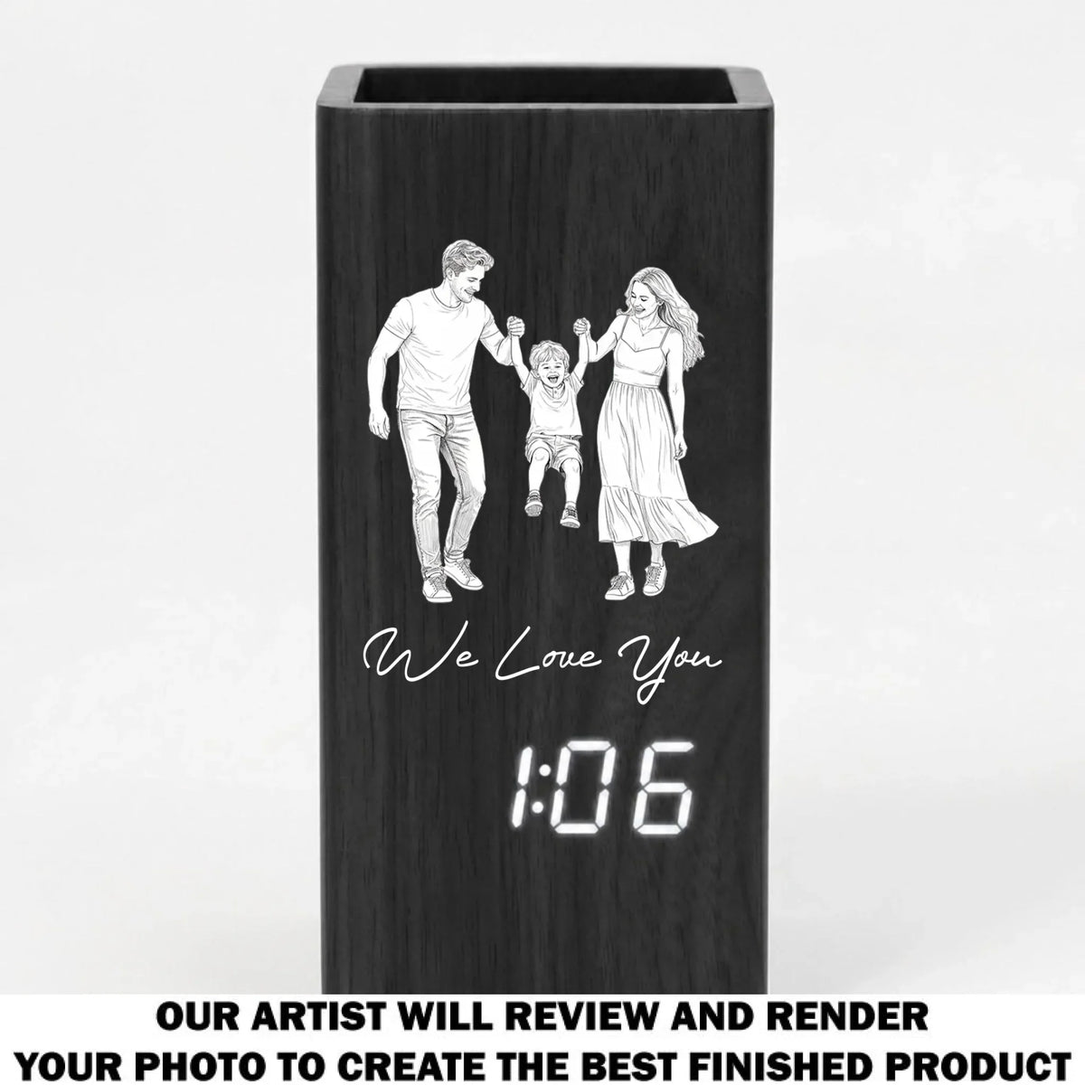 Love You - Personalized Pen Holder
