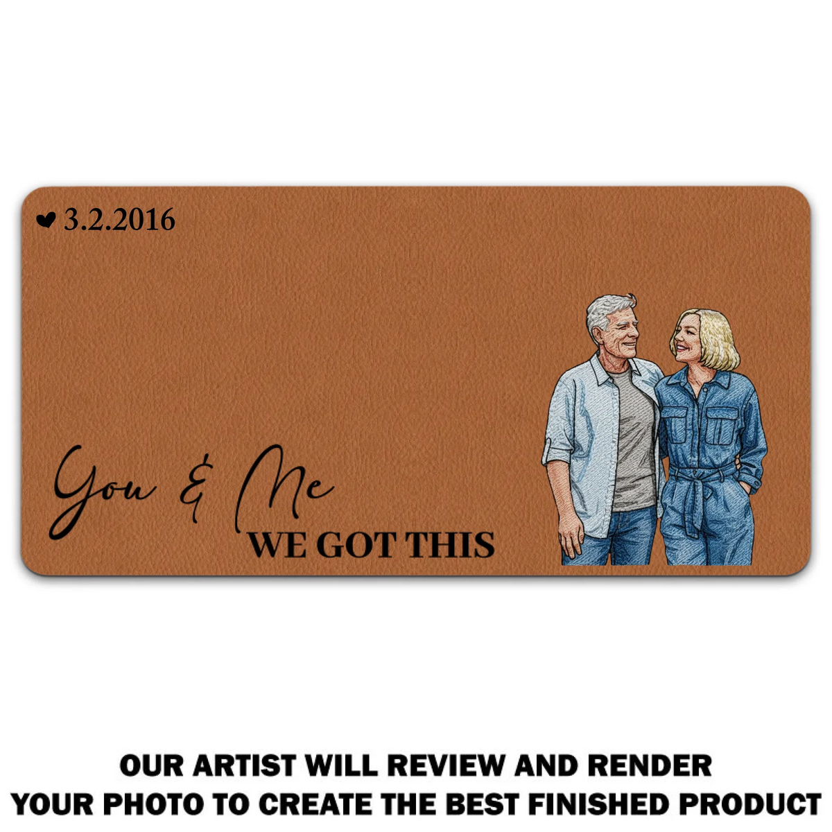 We Got This - Personalized Desk Mat