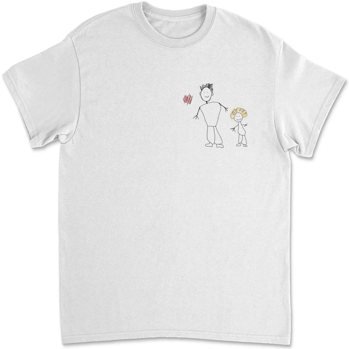 Custom Photo Father's Day, Special Gift for Dad & Grandpa • Handwriting Gift For Dad - Personalized Shirt