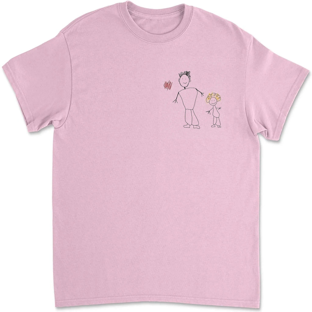 Custom Photo Father's Day, Special Gift for Dad & Grandpa • Handwriting Gift For Dad - Personalized Shirt