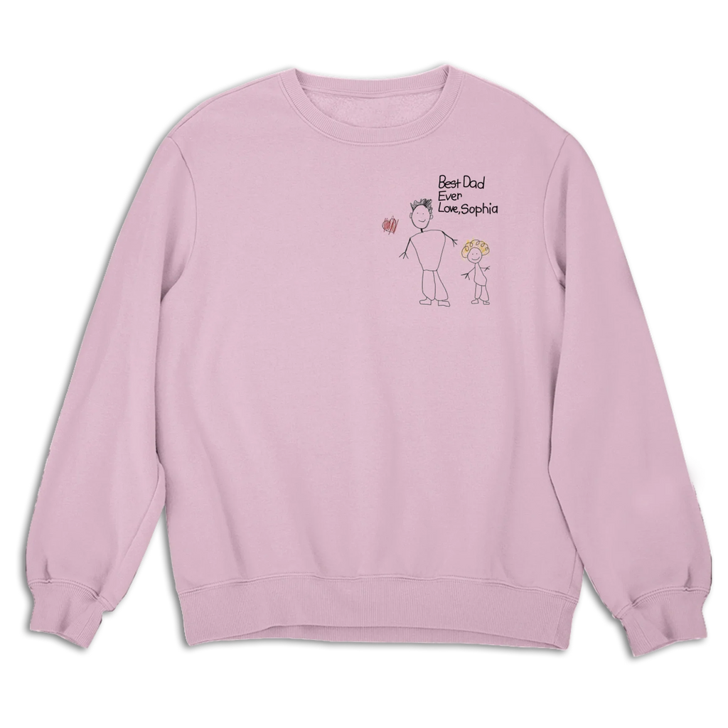 Custom Photo Father's Day, Special Gift for Dad & Grandpa • Handwriting Gift For Dad - Personalized Shirt