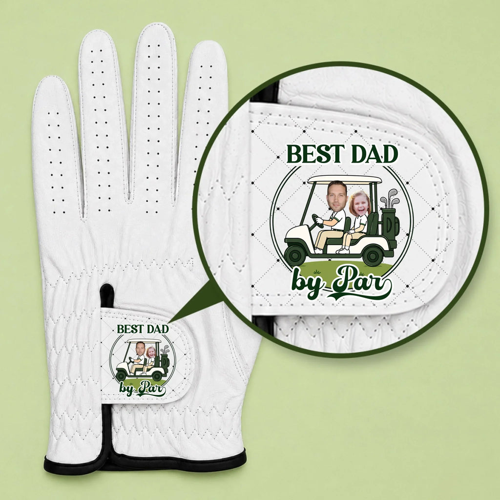 Best Dad By Par - Personalized Golf Glove
