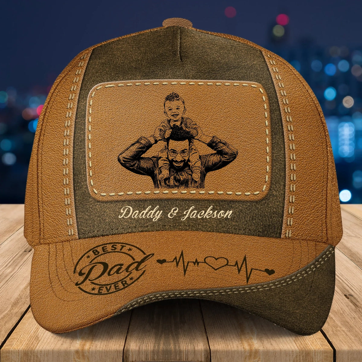 Sketch Dad Kids - Personalized Classic Cap