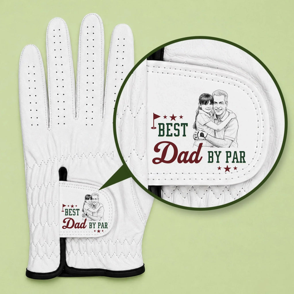 Best Daddy By Par - Personalized Golf Glove