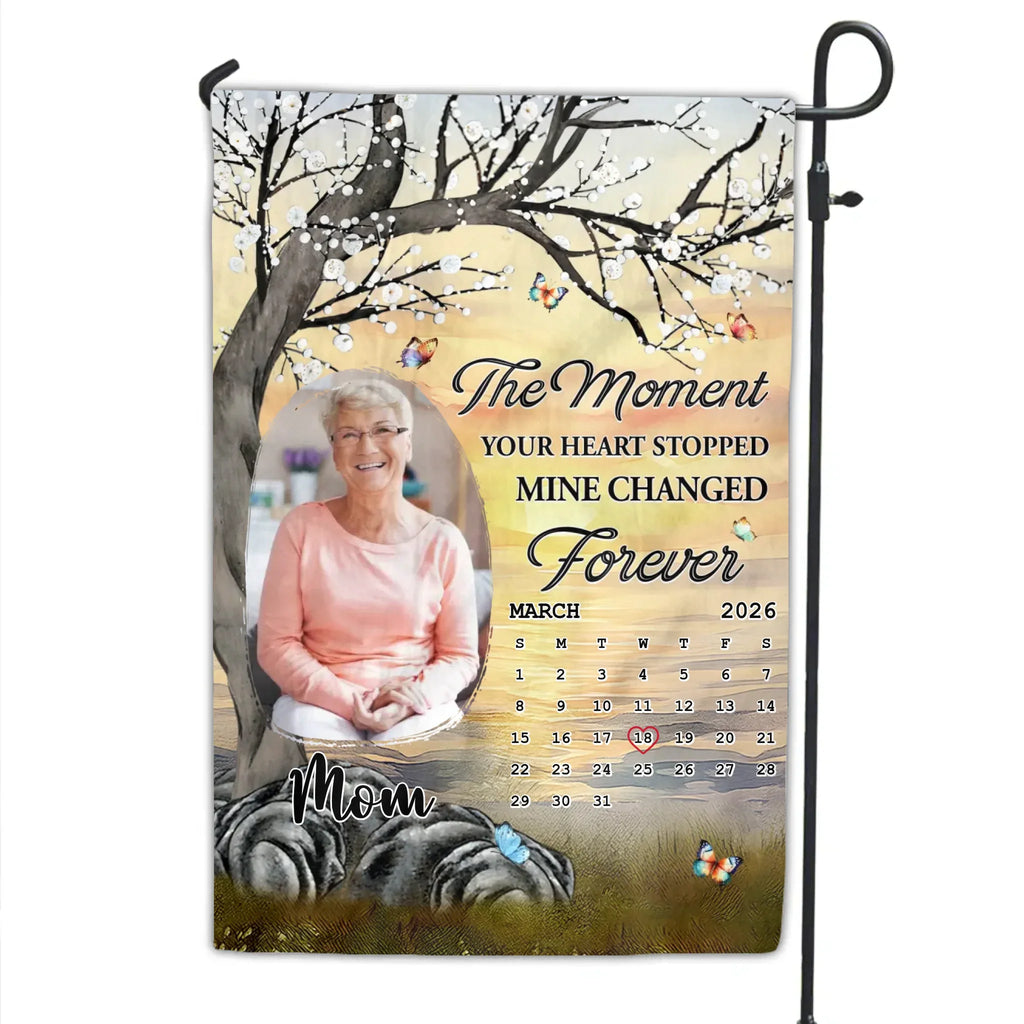 Mine Changed Forever - Personalized Flag