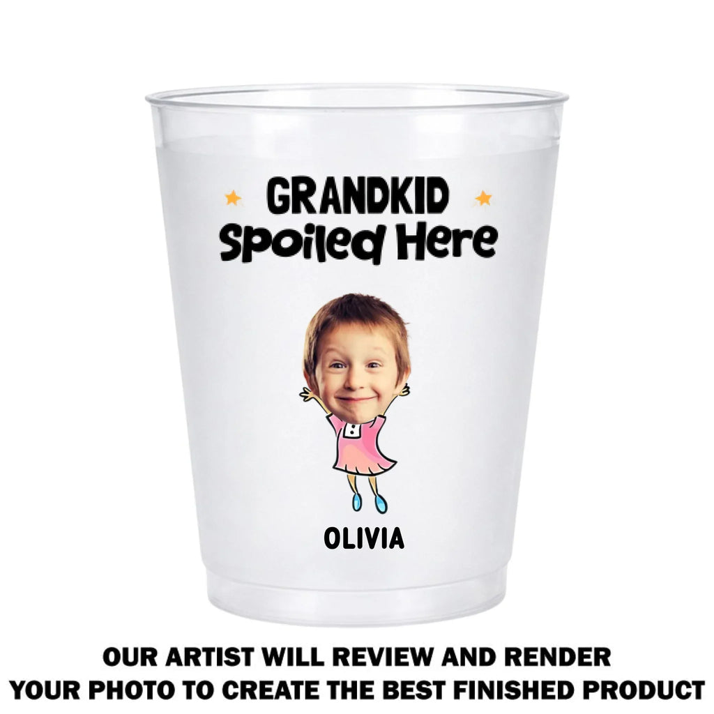 Grandkids Spoiled Here - Personalized Frosted Cup