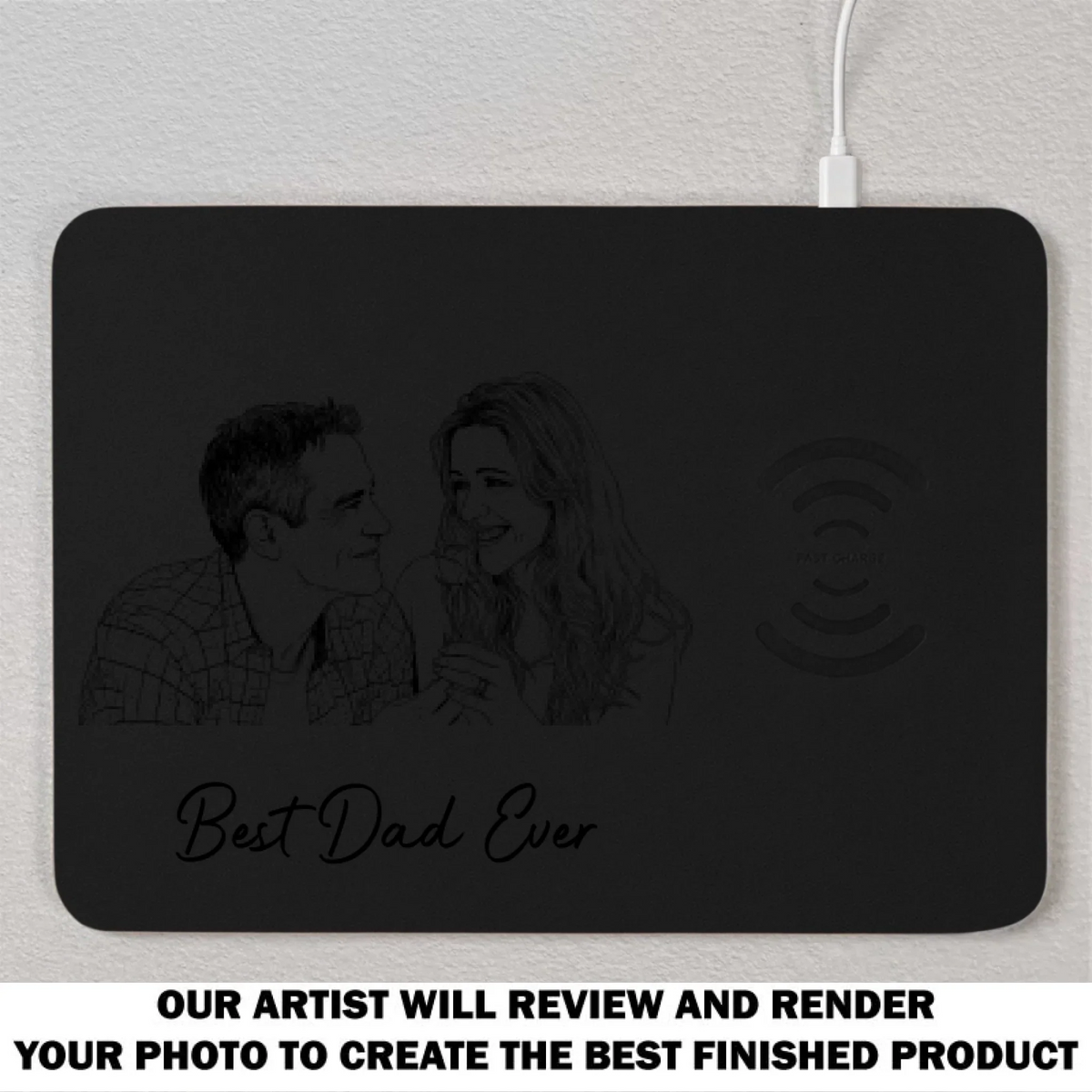 Together Forever - Personalized Charging Mat