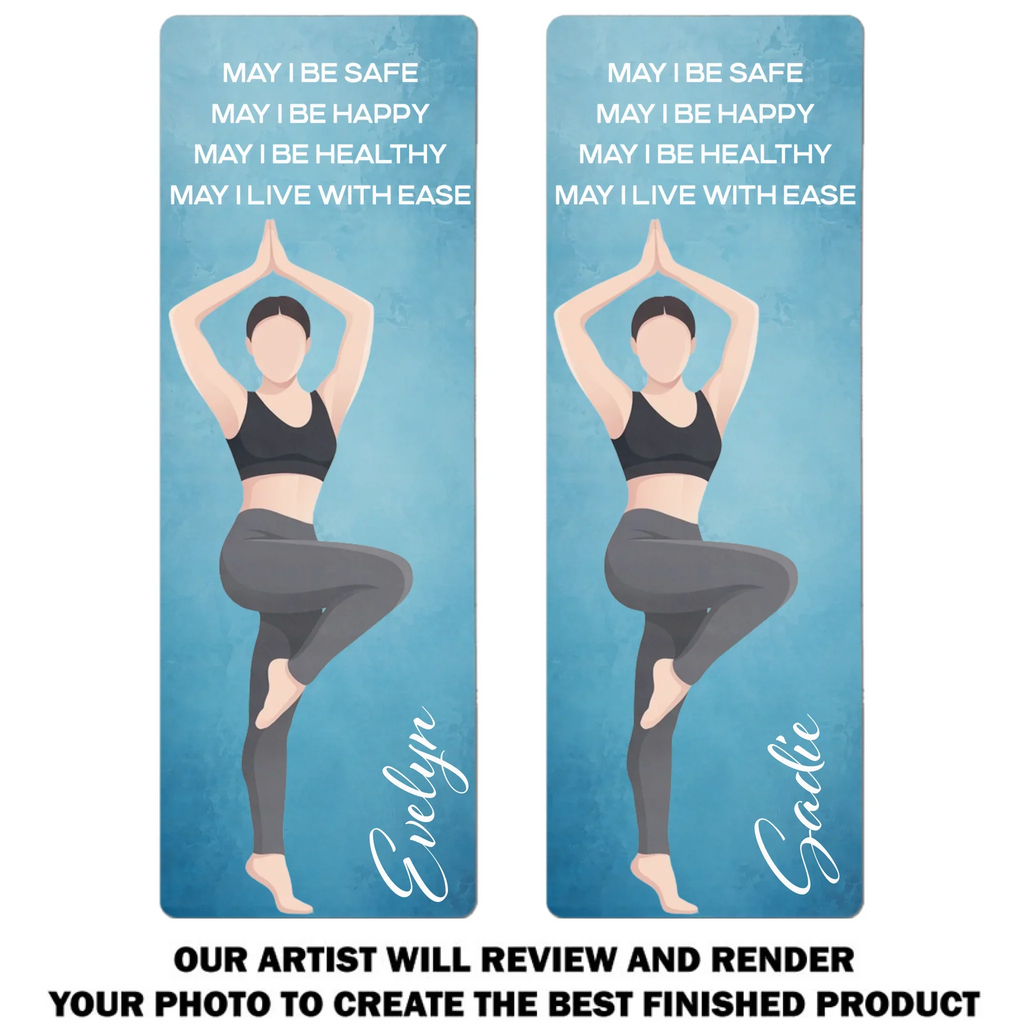 May I Live With Ease Photo - Personalized Yoga Mat