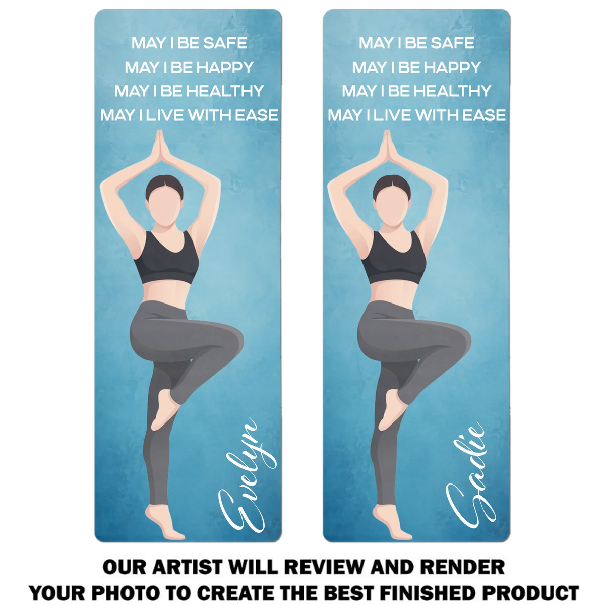 May I Live With Ease Photo - Personalized Yoga Mat